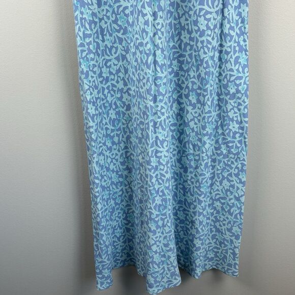 Sigrid Olsen Sport Blue Floral Shift Medium Dress Tennis Pickleball Athleisure - Picture 8 of 8